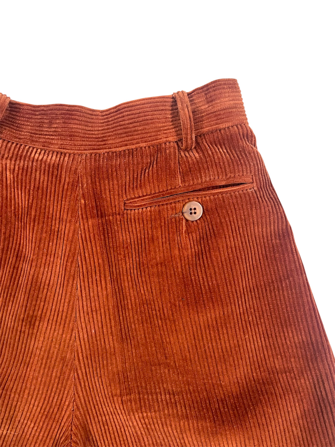 Alberta Ferretti Corduroy High Waist Shorts