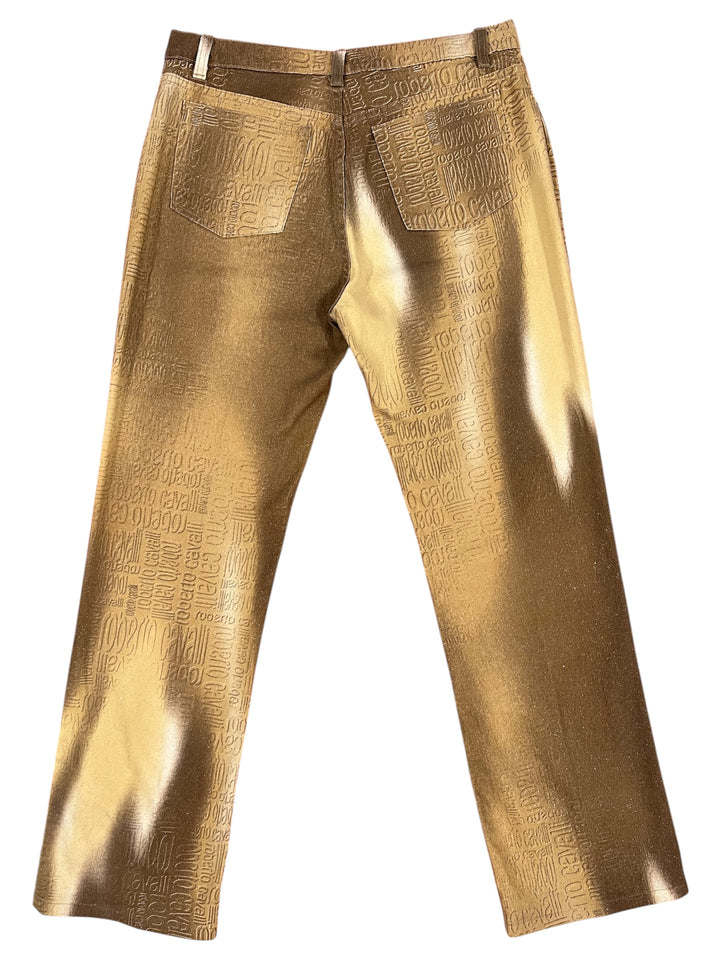 Roberto Cavalli All Over Monogram Pants