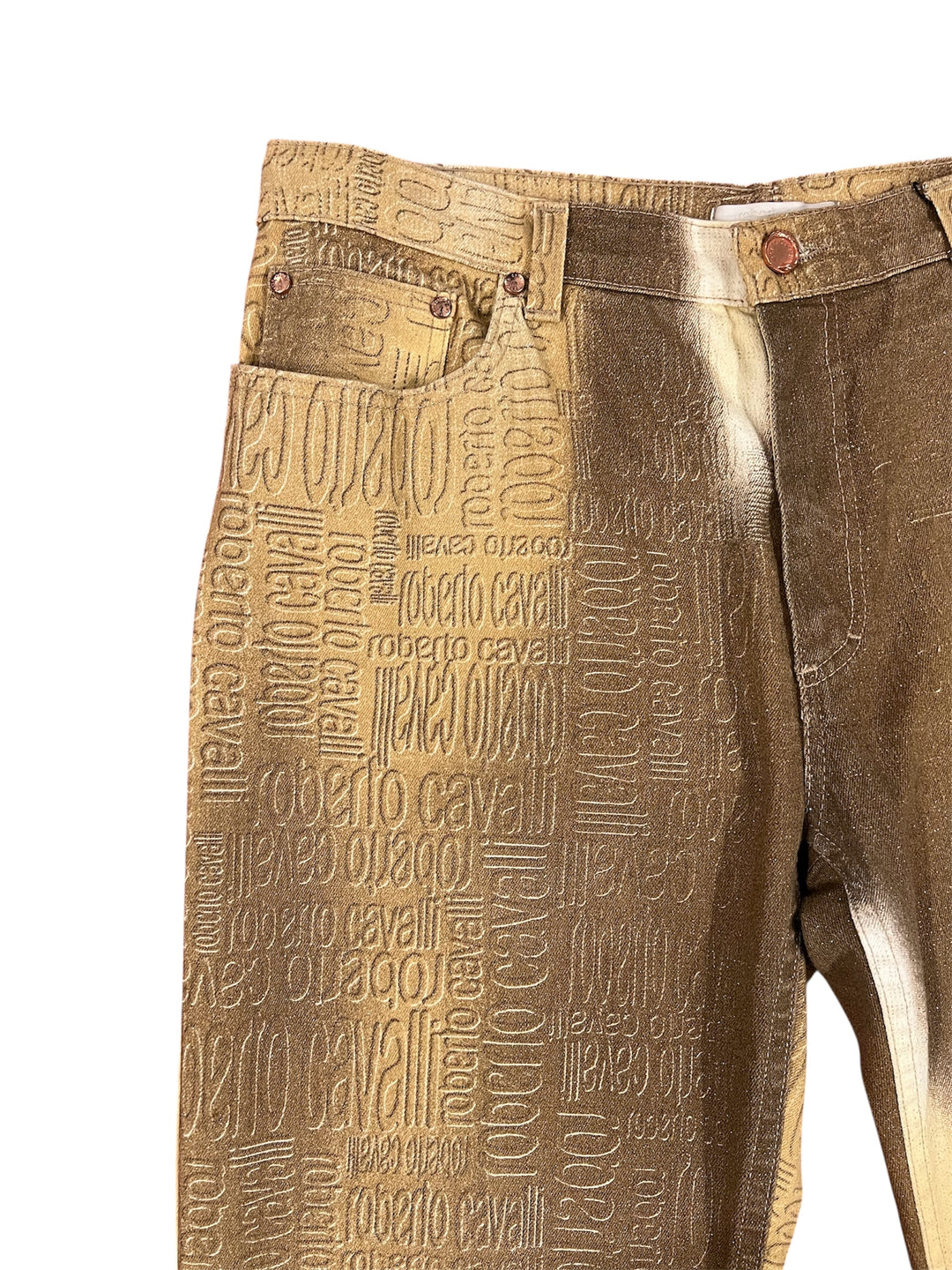 Roberto Cavalli All Over Monogram Pants
