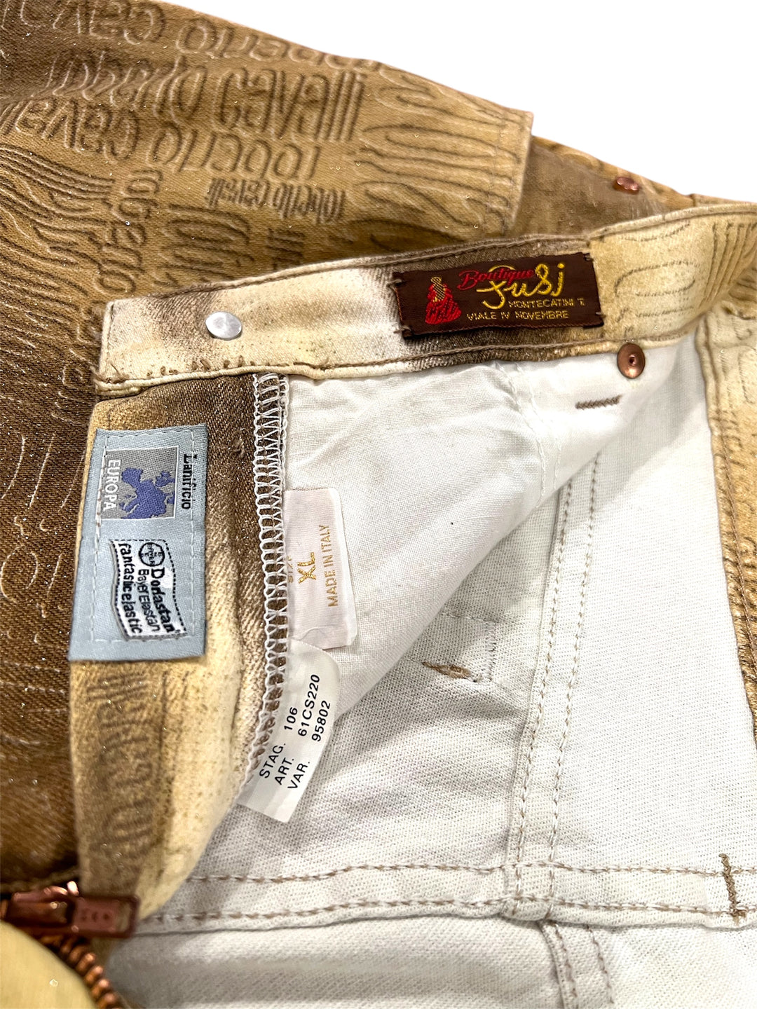 Roberto Cavalli All Over Monogram Pants