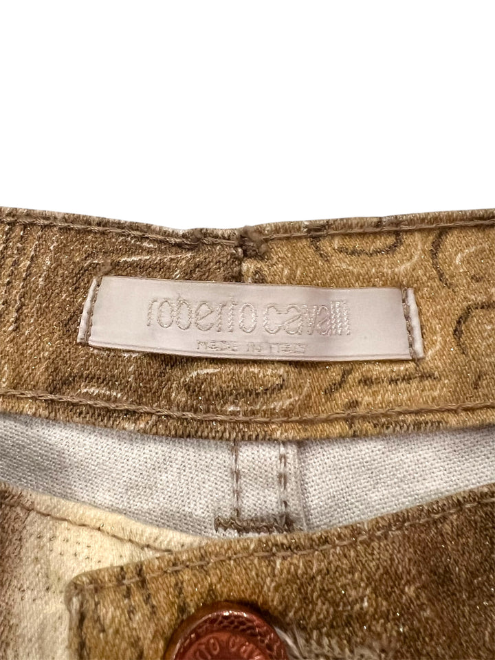 Roberto Cavalli All Over Monogram Pants