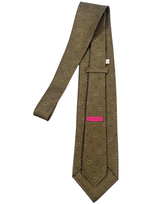Bvlgari 90s Silk Tie