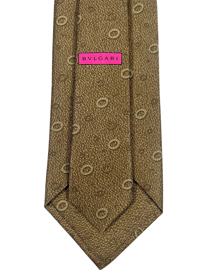 Bvlgari 90s Silk Tie