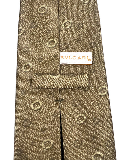Bvlgari 90s Silk Tie