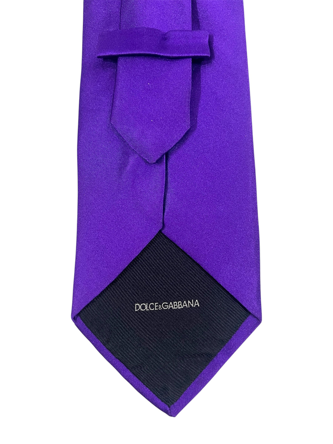 Dolce & Gabbana Y2K Satin Silk Tie