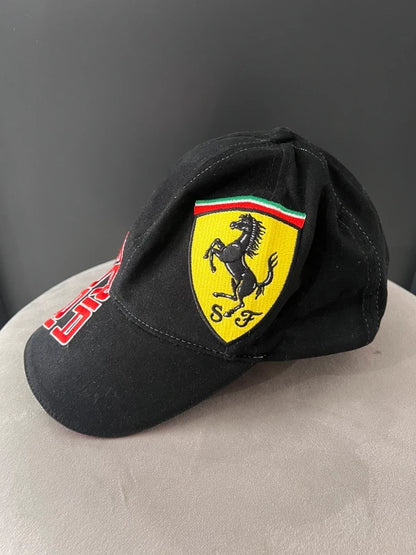 Y2K Scuderia Ferrari Black Adjustable Cap