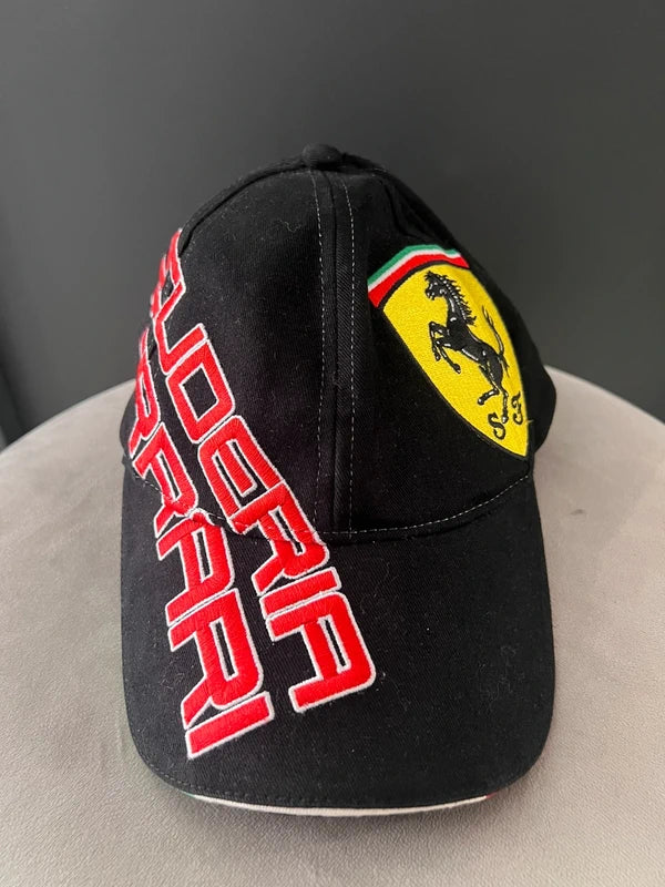Y2K Scuderia Ferrari Black Adjustable Cap