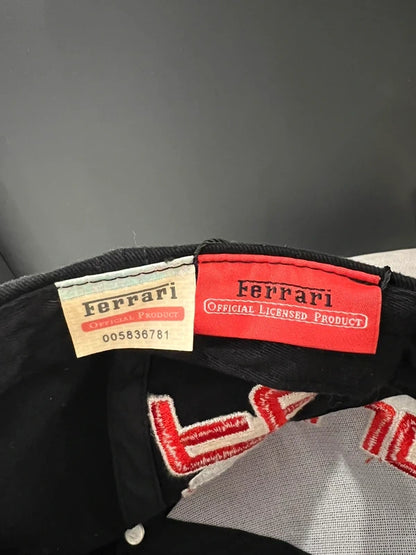 Y2K Scuderia Ferrari Black Adjustable Cap