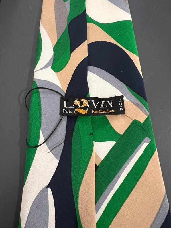 80s Lanvin Silk Tie