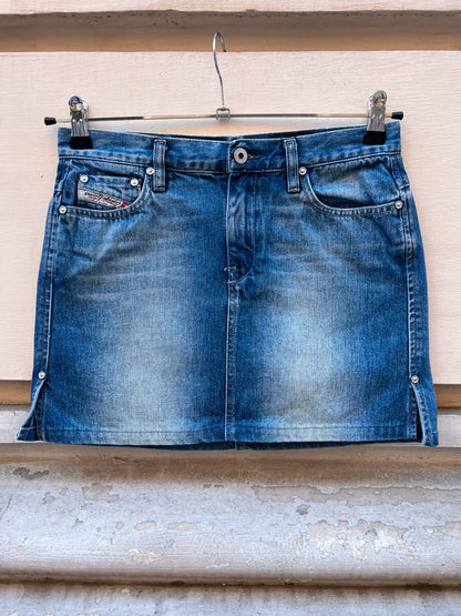 Y2K Diesel Industry Denim Mini Skirt