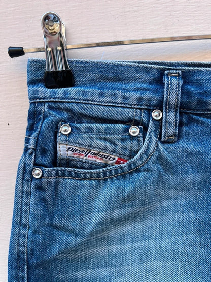 Y2K Diesel Industry Denim Mini Skirt