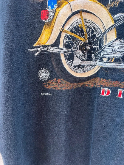 1996 Harley Davidson Henley T-Shirt