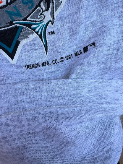 1991 MLB Florida Marlins Single Stitc T-shirt