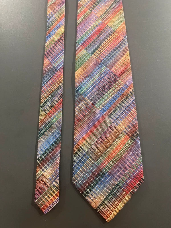 80s Missoni Iconic Texture Silk Tie