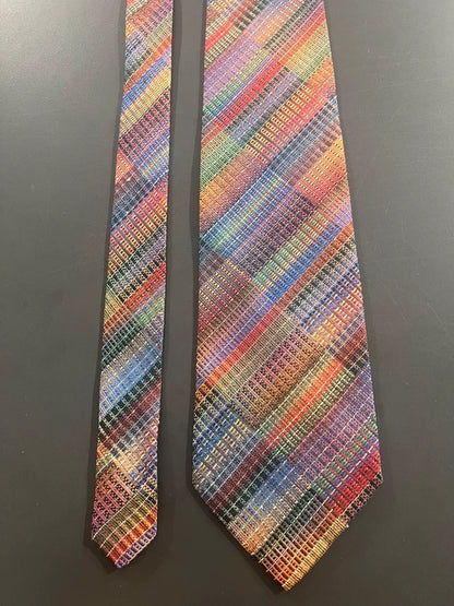 80s Missoni Iconic Texture Silk Tie