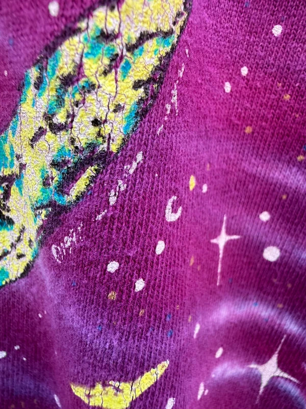 1991 Hanes Grateful Dead Jerry Jasper's Smoking Moon Tie Dye Single Stitch T-Shirt