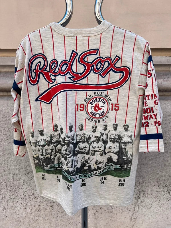 90s Long Gone MLB Boston Red Sox 3/4 Sleeve Single Stitch T-Shirt