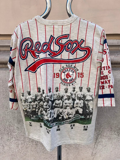 90s Long Gone MLB Boston Red Sox 3/4 Sleeve Single Stitch T-Shirt