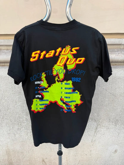 1991 Brockum Status Quo Rock 'Til You Drop Single Stitch T-Shirt