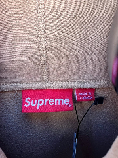 2018 Supreme Sleeve Embroidery Hooded Sweatshirt