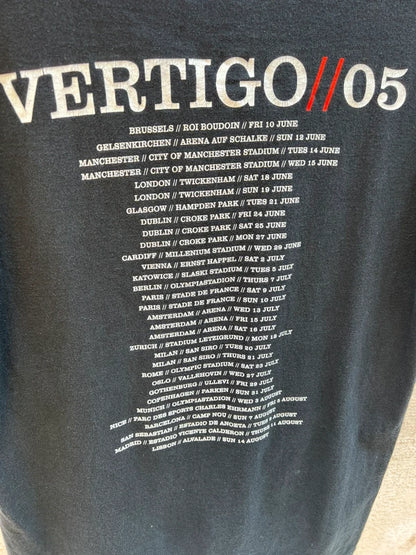U2 Vertigo 2005 European Tour T-Shirt