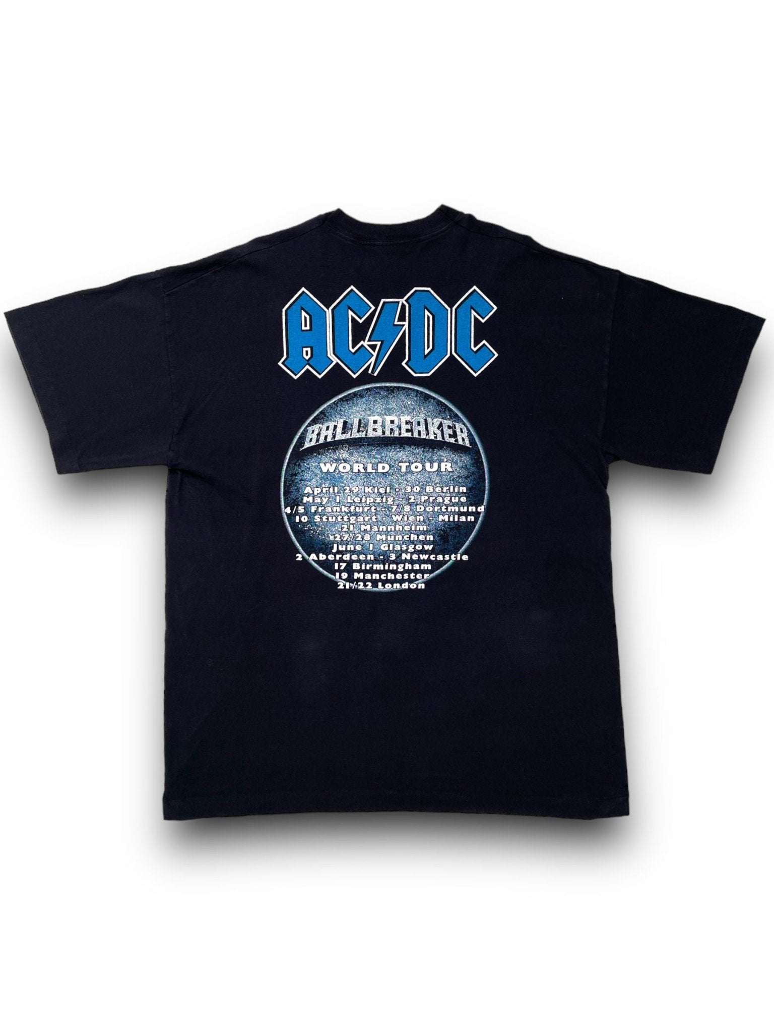 AC/DC BALLBREAKER WORLD TOUR 1996 SINGLE STITCH T-SHIRT - scenariovintagestore