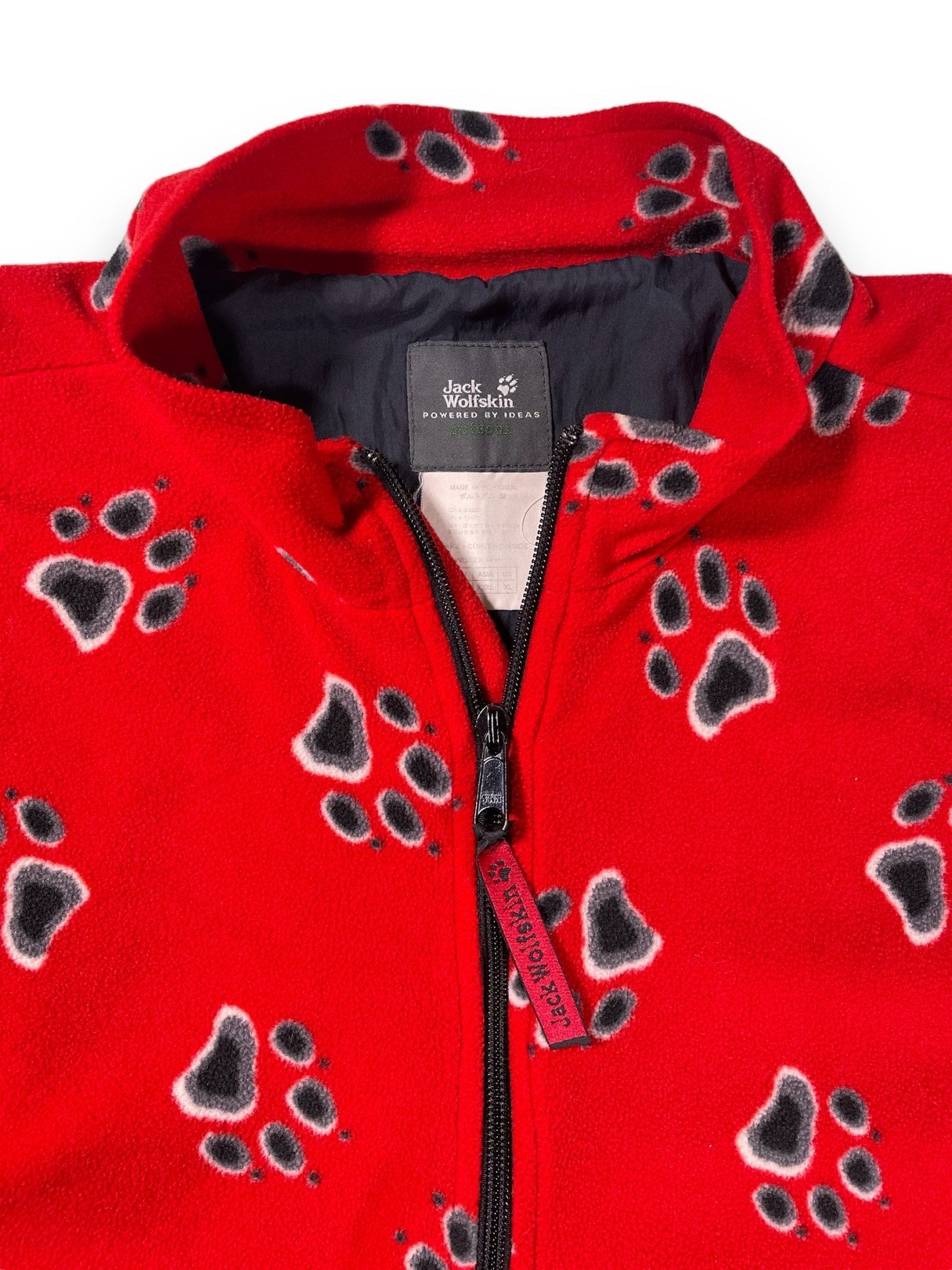 Jack wolfskin paw print fleece online