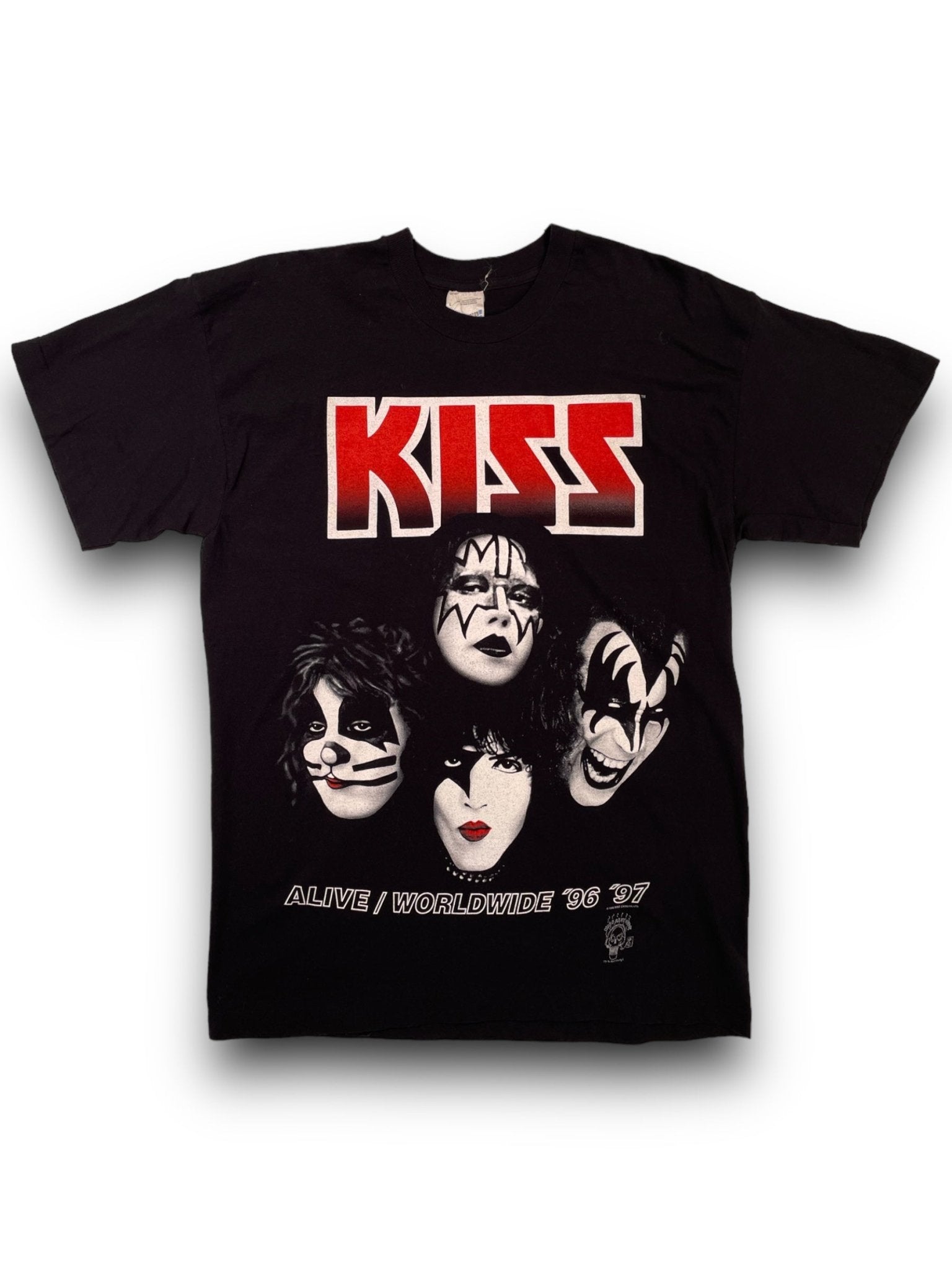 KISS ALIVE WORLDWIDE 1996-1997 TOUR SINGLE STITCH T-SHIRT - scenariovintagestore
