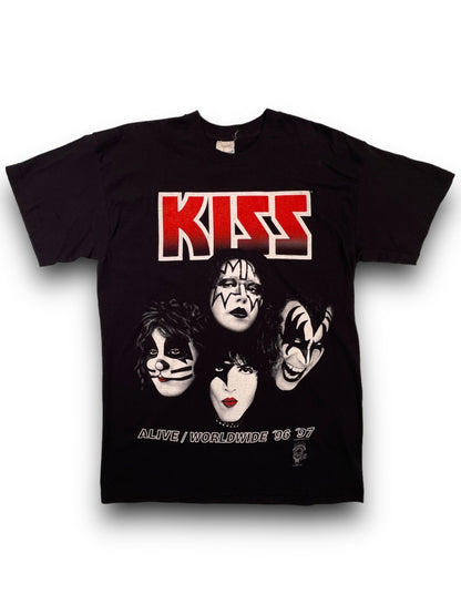 KISS ALIVE WORLDWIDE 1996-1997 TOUR SINGLE STITCH T-SHIRT - scenariovintagestore