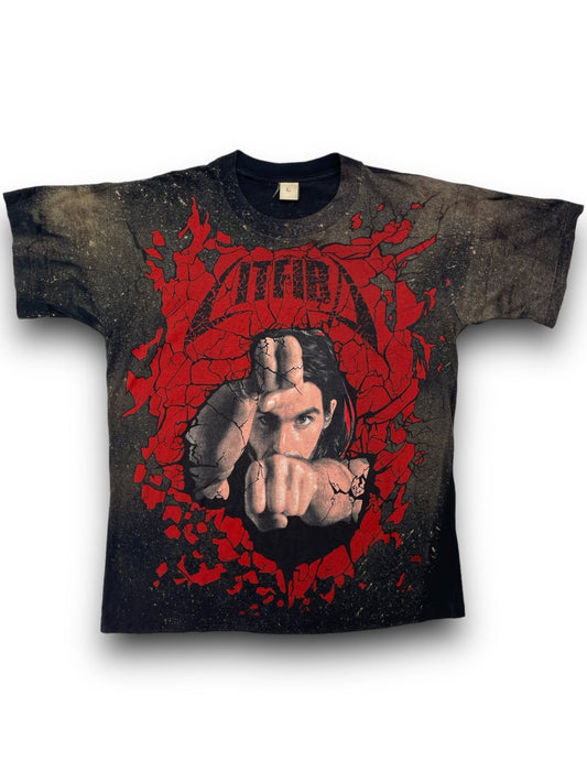 LITFIBA TERREMOTO ALLOVER SINGLE STITCH T-SHIRT - scenariovintagestore