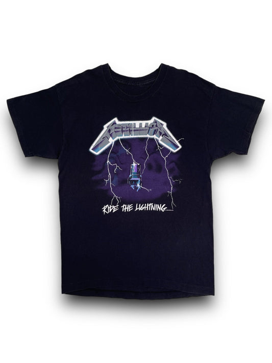 METALLICA RIDE THE LIGHTNING KILL'EM ALL SINGLE STITCH T-SHIRT - scenariovintagestore